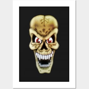 Cartoony Skull Posters and Art